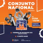 Basquete ao ar livre no Conjunto Nacional