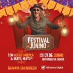 Alceu Valença e muito mais: Nego Rainer, Tributo a Luiz Gonzaga e DJ Jonnes Veloso são novas atrações confirmadas no Festival Junino